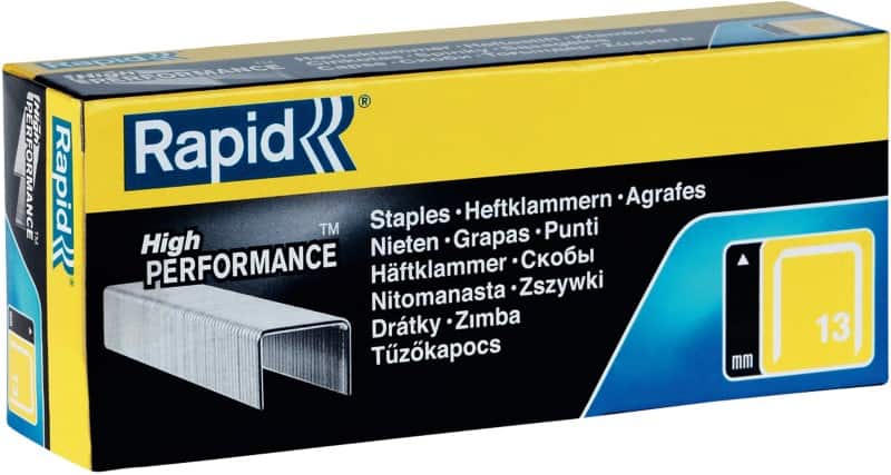 Rapid Strong Staples 13/8 11835600 Galvanised Steel Silver Pack of 5000