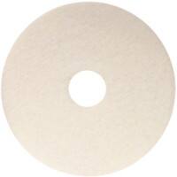 Floor Maintenance Pads (Polishing) 13" White pack of 5