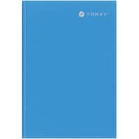 Foray Notebook Shades A5 Ruled Casebound Cardboard Blue 160 Pages 80 Sheets