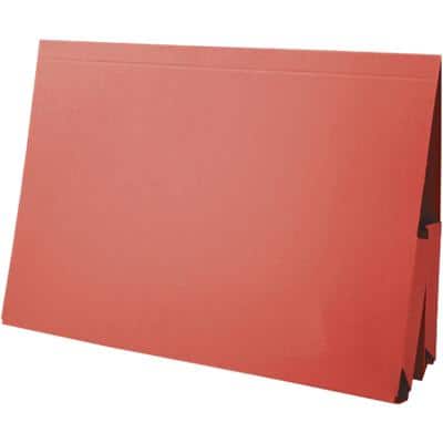 Guildhall Document Wallet 214-RED Foolscap 315gsm Red Pack of 25