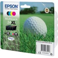 Epson 34XL Original Ink Cartridge C13T34764010 Black, Cyan, Magenta, Yellow Multipack Pack of 4