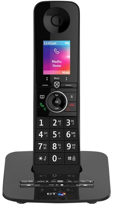 BT Premium Cordless Telephone Black