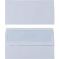 Viking Envelopes Plain DL 220 (W) x 110 (H) mm Self-adhesive Self Seal White 80 gsm Pack of 1000