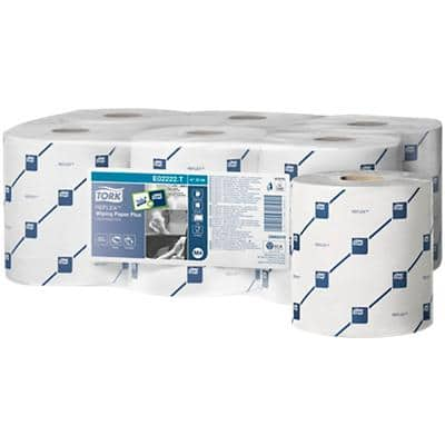 Tork M4 Reflex Wiping Paper White 2 Ply 473264 6 Rolls of 429 Sheets