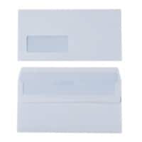 Office Depot Envelopes with Window DL 220 (W) x 110 (H) mm Self-adhesive Self Seal White 90 gsm Pack of 500