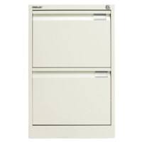 Bisley Flush Front Filing Cabinet with 2 Lockable Drawers 1623 470 x 622 x 711mm White