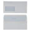 Office Depot Envelopes Recycled DL 110 x 220 mm 90 g/m² White Window Self Seal Pack of 500