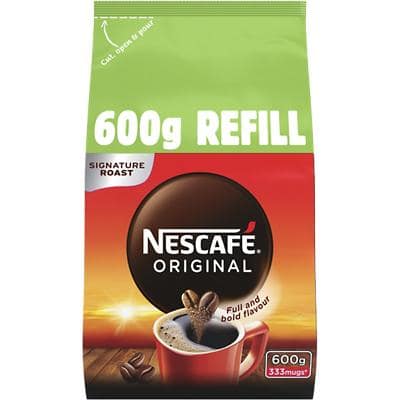 Nescafé Caffeinated Instant Coffee Pouch Medium 600 g