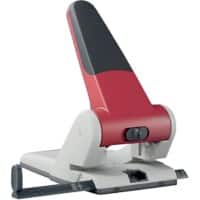 Leitz Heavy Duty Hole Punch 5180 Red Perforated 12.6 x 20.8 x 22 cm  