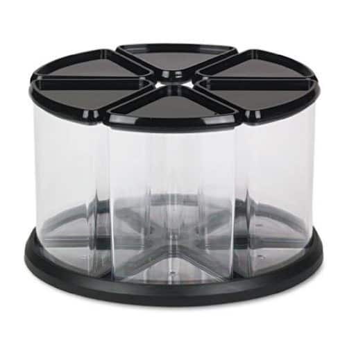 Deflecto Desk Organiser Tidy Tub Plastic Transparent 28.3 x 28.3 x 16.9 cm