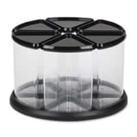 Deflecto Desk Organiser Tidy Tub Plastic Transparent 28.3 x 28.3 x 16.9 cm