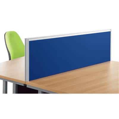 Desk Mounted Screen 1200 mm Blue