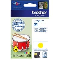 Brother LC22UY Original Ink Cartridge Yellow