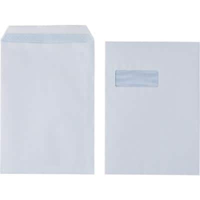 25 C4 Envelopes White Plain 90gsm 324mm x 229mm Self Seal Office Letter Pack 