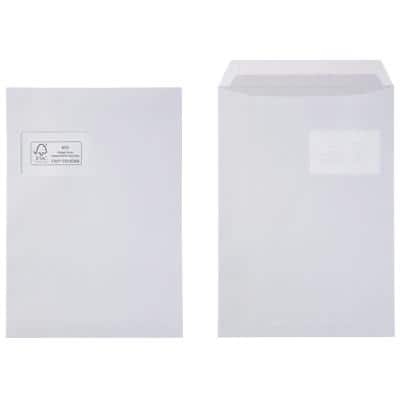 Office Depot C4 Envelopes 324 x 229 mm Peel and Seal Window 100g/m² White Pack of 250