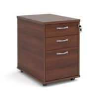 Dams International Mobile Pedestall TMPW Walnut 630 x 426 x 600 mm