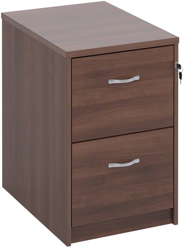Dams International Filing Cabinet with 2 Lockable Drawers Universal Brown 480 x 650 x 730mm 