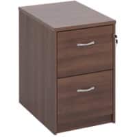 Dams International Filing Cabinet with 2 Lockable Drawers Universal Brown 480 x 650 x 730mm 