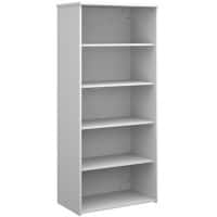 Universal Bookcase with 4 Shelves Wood 800 x 470 x 1790mm White