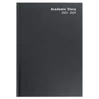 Niceday Academic Diary 2022, 2023 A4 1 Day per page Paper Black English