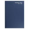 Viking Academic Diary 2023, 2024 A4 Week to view Paper Blue English Non-Refillable