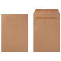 Office Depot C4 Envelopes 324 x 229mm Self Seal Plain 80gsm Brown Pack of 250