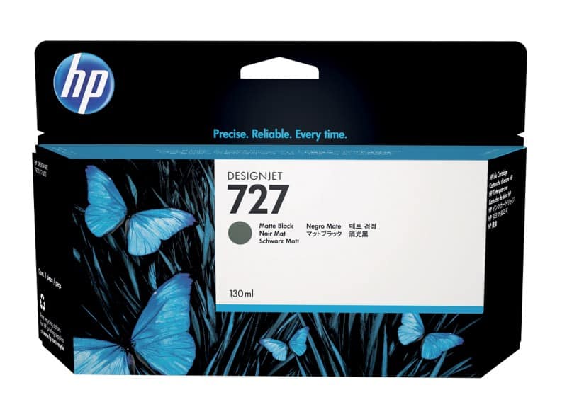 HP 727 Original Ink Cartridge B3P22A Matte Black
