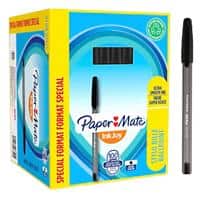 Papermate InkJoy 100 Ballpoint Pen Black Medium 0.8 mm Pack of 100