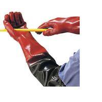 Polyco Gloves Rubber Size Red and Green Pack of 6