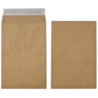 Office Depot C4 Gusset Envelopes 229 x 324mm Peel and Seal Plain 120 gsm Brown Pack of 125