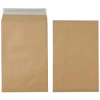 Office Depot Non Standard Gusset Envelopes 254 x 381 x 25mm Peel and Seal Plain 115gsm Brown Pack of 125