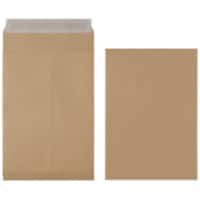 Office Depot C4 Gusset Envelopes 229 x 324 mm Peel and Seal Plain 130gsm Brown Pack of 125