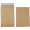 Office Depot Non Standard Gusset Envelopes 254 x 356 mm Peel and Seal Plain 140gsm Brown Pack of 125