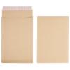 Office Depot Non Standard Gusset Envelopes 254 x 381 mm Peel and Seal Plain 140gsm Brown Pack of 125