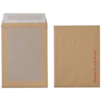 Office Depot Board Back Envelopes Non Standard Peel and Seal 241 x 178mm Plain 115gsm Brown Pack of 125