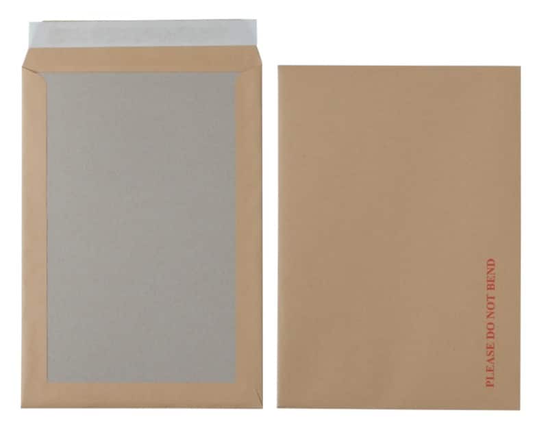 Viking C4 Peel and Seal Board Back Envelopes Brown 324 (W) x 229 (H) mm Plain 115 gsm Pack of 125