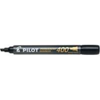 Pilot 400 Permanent Marker Broad Chisel 1.5 mm Black Non Refillable pack of 12