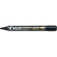 Pilot 400 Permanent Marker Broad Chisel 1.5 mm Black Non Refillable pack of 12