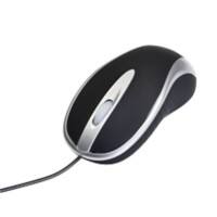Viking Wired Ergonomic Mouse AT-2134 Optical For Right and Left-Handed Users 1.8 m USB-A Cable Black, Silver