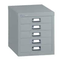 Bisley Desktop Drawer H125NL-AV4 5 Drawers Grey 279 x 380 x 325 mm