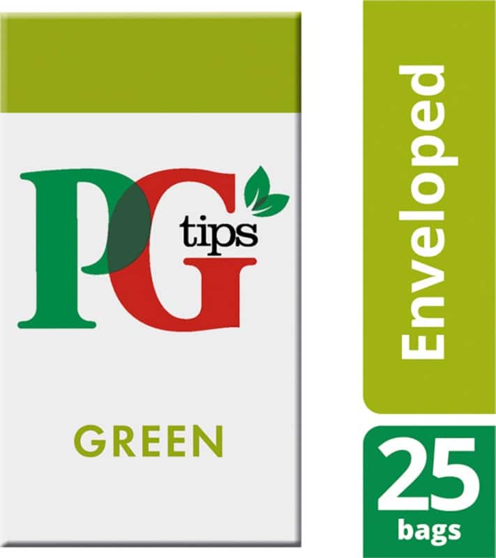 PG tips Green Tea Bags Pack of 25