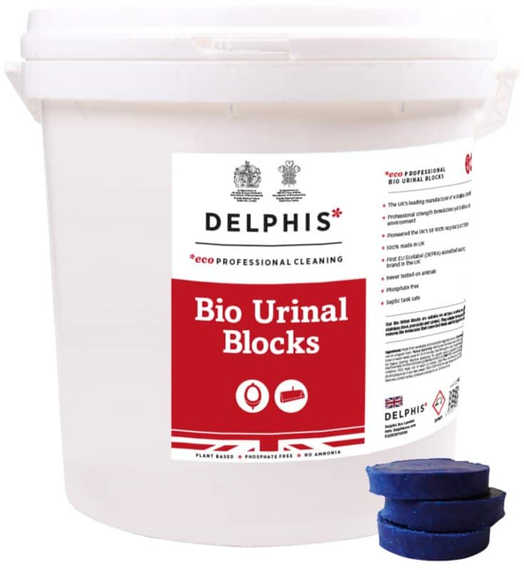 Delphis Eco Eco Professional Cleaning Urinal Block Citrus Scent Pack of 50