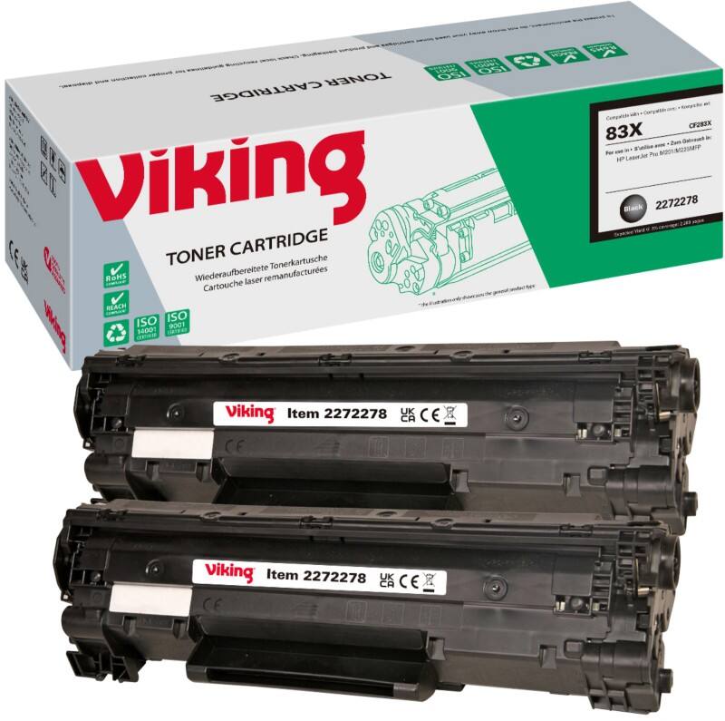 Viking 83X Compatible HP Toner Cartridge CF283X Black