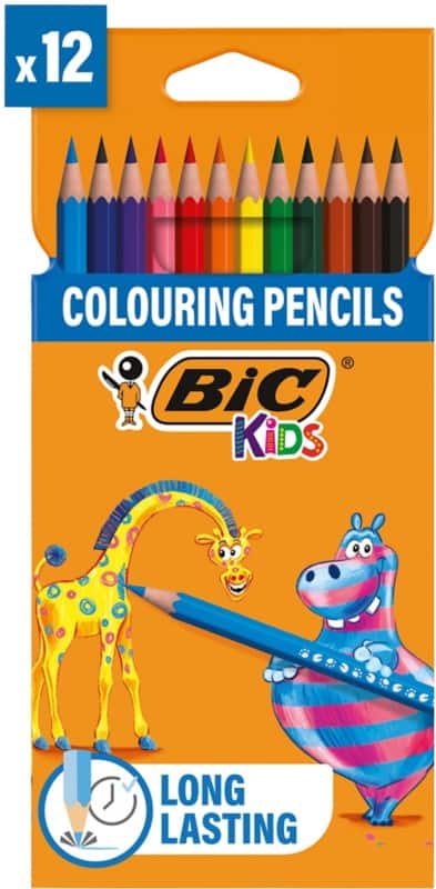 BIC Colouring Pencils 829029 Multi Pack of 12