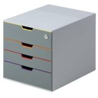 DURABLE Drawer Unit Plastic Grey 28 x 35.6 x 29.2 cm