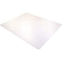 Realspace Standard Chair Mat Polyvinyl Chloride Rectangular Transparent 120 x 90 cm Soft Floor