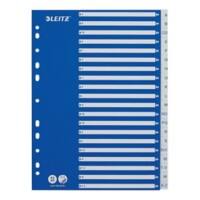 Leitz Indices A4 Blue, White 20 Part Perforated PP A - Z 1