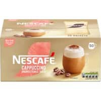 NESCAFÉ Gold Cappuccino Unsweetened Instant Coffee Sachets 14.2 g Pack of 50