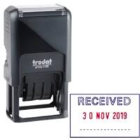 Trodat Printy 4750 Received + Date Self-Inking Stamp 41 x 24mm Black