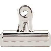Viking Bulldog Clips Metal 54 mm Silver Pack of 12